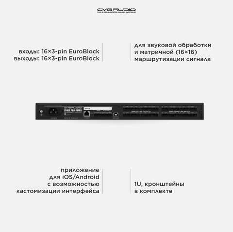 CVGAUDIO ZONER pro-1616A