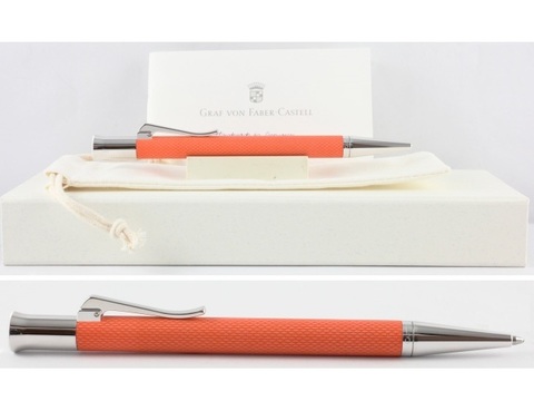 Ручка шариковая Graf von Faber-Castell Guilloche Burned Orange
