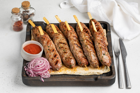 Люля-кебаб из говядины и свинины