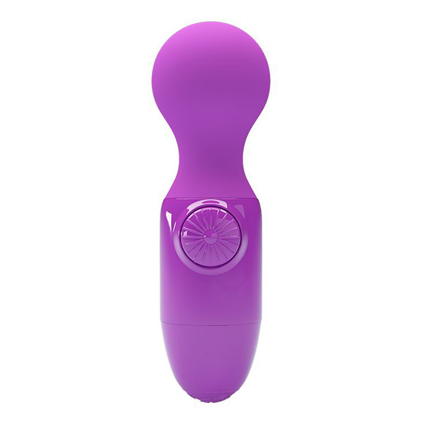 Фиолетовый мини-вибратор с шаровидной головкой Pretty Love Mini Stick BI-014998-1