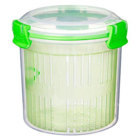 Контейнер круглый 700мл Sistema Fresh зеленый