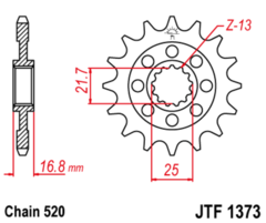 Звезда ведущая JTF1373 17