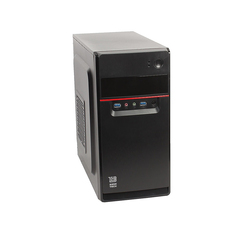 Корпус BaseTech M3301, Без БП, mATX, чёрный, 2xUSB3 (BT-M3301-B)