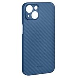 Ультратонкий чехол с защитой камеры K-Doo Air Carbon для iPhone 14 (Синий)