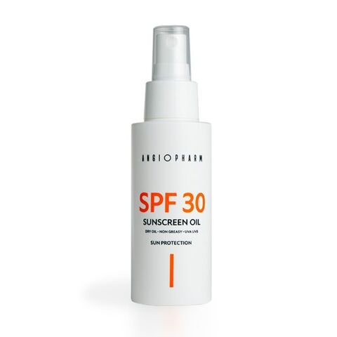 ANGIOPHARM СОЛНЦЕЗАЩИТНОЕ МАСЛО SPF 30, 100 Мл | SUNSCREEN OIL SPF 30