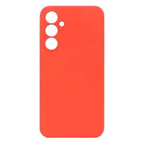 Силиконовый чехол Silicone Cover с защитой камеры для Samsung Galaxy S23 FE (Красный)