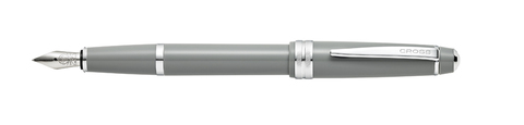 Ручка перьевая Cross Bailey, Light Gray Chrome, XF (AT0746-3XS)