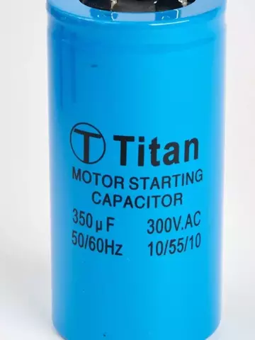 TITAN / Конденсатор пусковой 350мкф 300VAC 5% (50Х100) CD60-J 4 клеммы 821-480