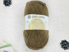 Пряжа "Монгольский верблюд", 50% шерсть, 50% акрил, 100 гр, 300 м, тёмно-бежевый