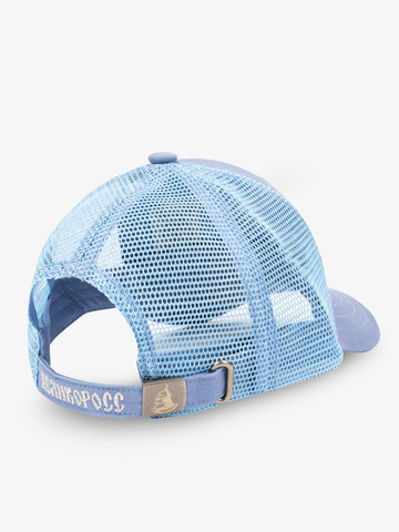 Бейсболка с сеткой «ZOV»синего цвета с 3D вышивкой лого / Распродажа