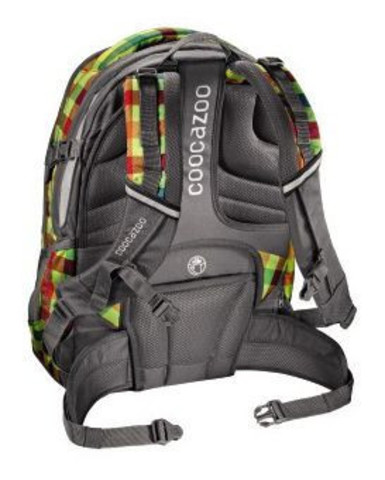 Рюкзак coocazoo EvverClevver2 Hip To Be Square Green зеленый/оранжевый