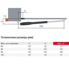 8K01MP-030 Комплект ATS50АGS - Комплект автоматики для распашных ворот на основе привода ATS50АGS (блок управления ZA3P, радиоуправление, фотоэлементы) Came