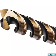 KRAFTOOL COBALT-8, 9.0 х 125 мм, сталь М42, HSS-Co(8%), сверло по металлу (29656-9)