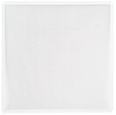 Кассетный подвесной потолок Албес AP600А6-Е Эконом/45/Т-24 А903RUS01/F d=1,5 белый матовый перф. (алюм.)