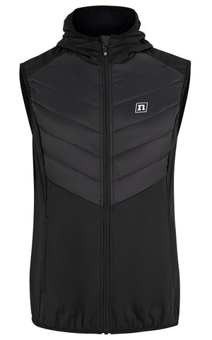 Тёплый жилет Noname Hybrid Vest 24 UX Black с капюшоном