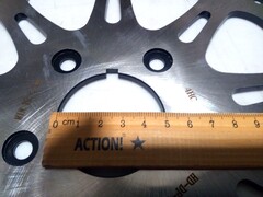 Диск тормозной передний на Harley Davidson SPORTSTER, DYNA, SOFTAIL, TOURING / silver