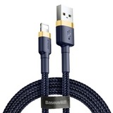 Кабель USB - Lightning 2.4A Baseus Cafule (CALKLF-BV3) 1м (100 см) (Синий с золотым)