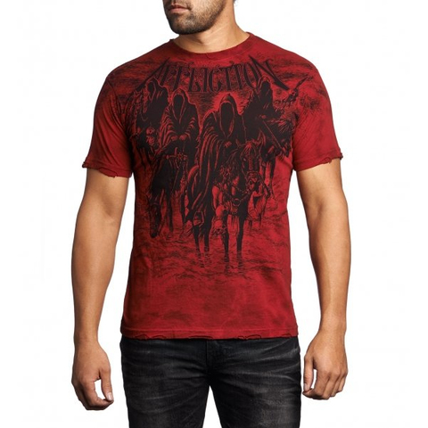 Affliction | Футболка мужская BLACK NIGHT TEE Ten Year Anniversary A11900 перед