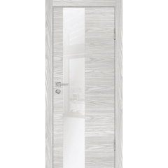 Купить Межкомнатная дверь экошпон Profilo Porte P-6 дуб скай бежевый кромка ABS остеклённая