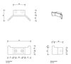 Decor Walther 0650477 Decor Walther  CONTRACT HAK2 Крючок двойной, цвет матовое pvd покрытие из нержавеющей стали