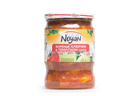 Жареные кабачки в томатном соусе Noyan, 560г