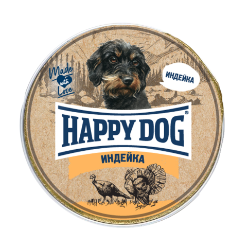 Happy Dog Natur Line консервы для собак паштет (индейка) 125 гр