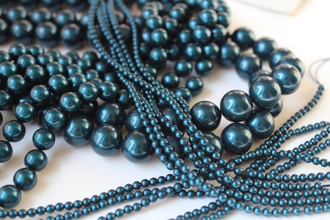 Жемчуг 12 мм Сваровски Petrol