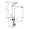 Смеситель для раковин-чаш с донным клапаном Hansgrohe Focus 31658000