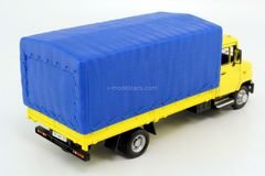 ZIL-5301 Bychok (Goby) flatbed truck yellow-blue Bauer Autobahn 1:43