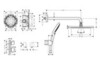 Hansgrohe Croma 27961670 Душевая система - комплект с термостатическим смесителем (чёрный матовый)