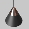 Трековый подвесной светильник Maytoni Cono TR166-1-7W3K-M-B