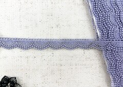 Кружево плетеное, ш. 2 см, сиреневый