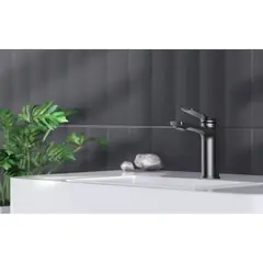 Смеситель для раковины BELZ B10572-3 латунь, графит