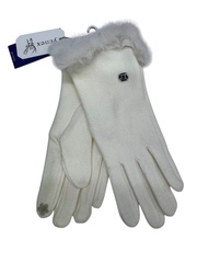 Перчатки. Женские. Верх: Текстильные. С опушкой. Подклад: Плюш-флис.В упаковке 12 шт,разные цвета.