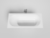 Salini 102422MF ORNELLA KIT 180x80 Встраиваемая ванна с овальной чашей, регулируемые ножки, донный клапан "Click-Clack" белый, сифон, интегрированный слив-перелив, RAL полностью