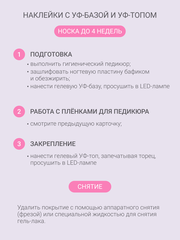 Набор Наклейки для педикюра 
