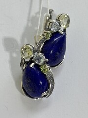 Гиацинт (серьги из серебра)