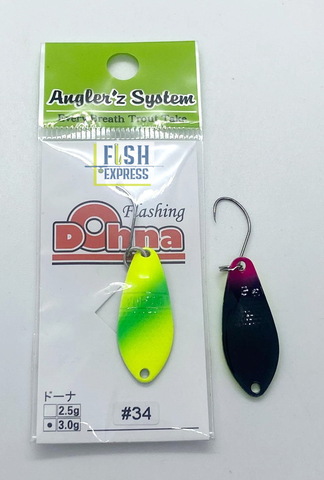 ТОП 1 Блесна Anglers System Dohna 3g цвет #34