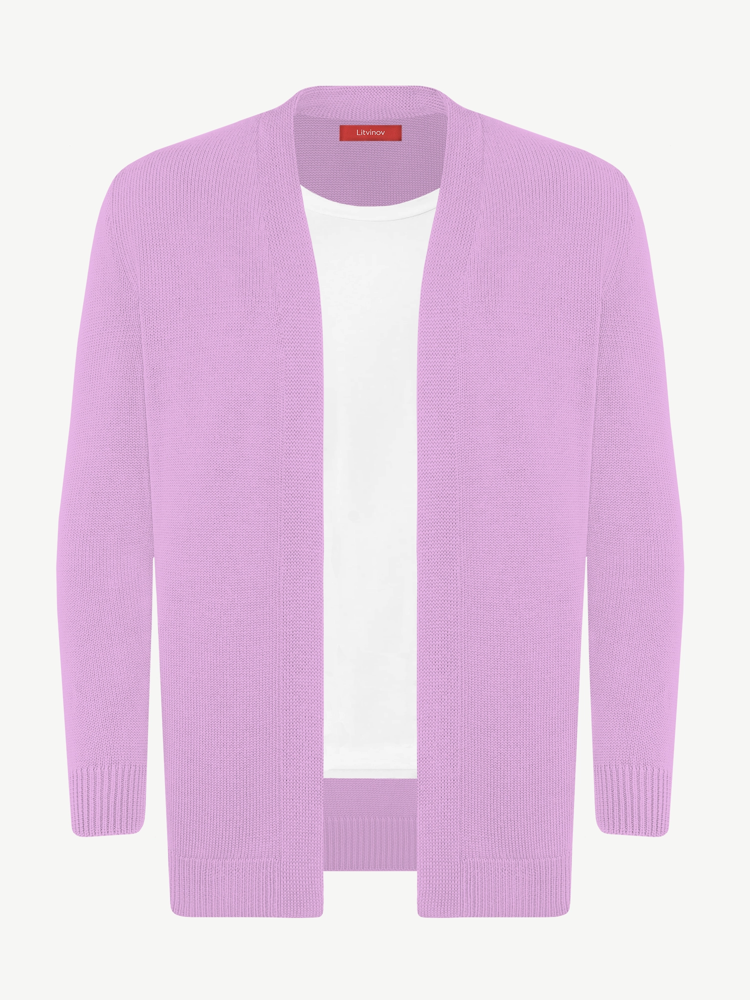 Кардиган с планкой из экохлопка