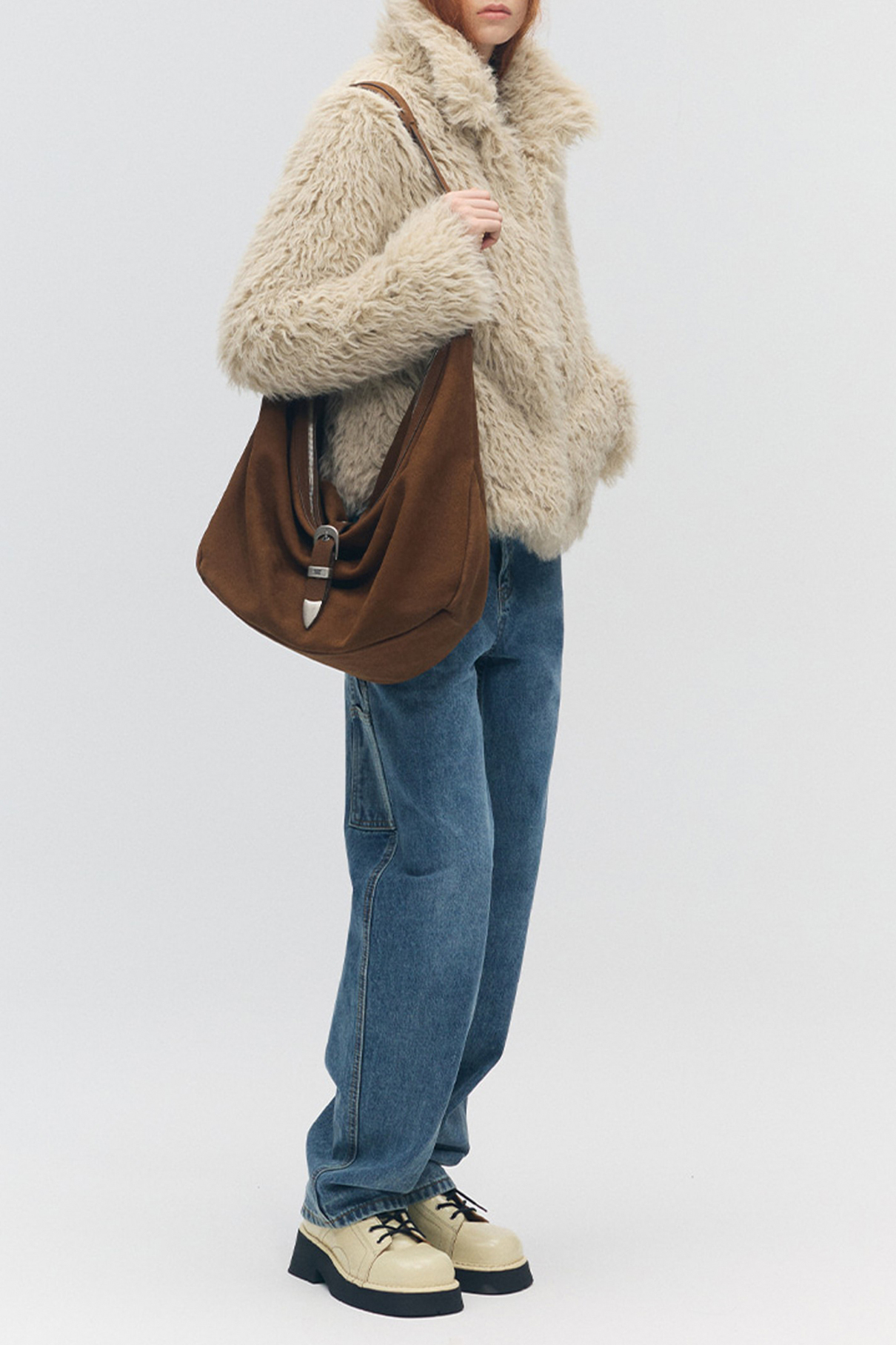 Сумка BELTED HOBO  Коричневый