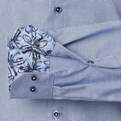 Сорочка мужская Venti Modern Fit 154492400-100 из фактурной ткани с цветной отделкой