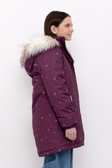 пальто  для девочки  ВК 38105/н/3 ГР