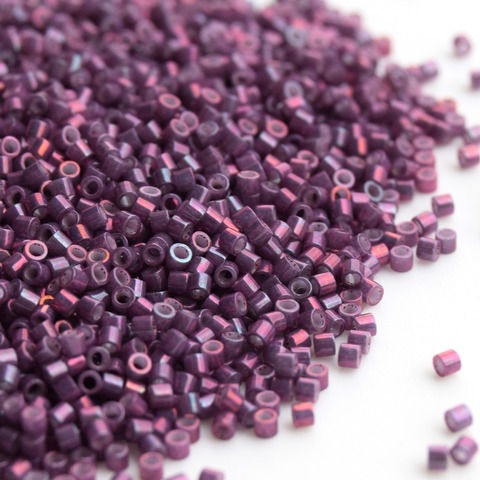 DBS-1012 Бисер цилиндрический Миюки делика 15/0 /Miyuki delica 15/0 Raspberry Luster