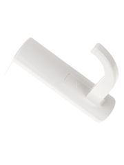 Пластиковый держатель-крючок для наушников на липкой ленте