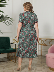 1351В Халат на пуговицах