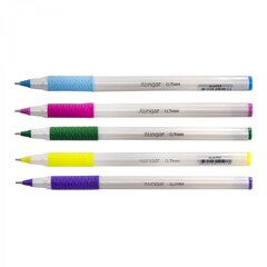 
          Ручка шариковая на масляной основе Alingar, 0,7 мм, синяя, игольчатый наконечник, резин. грип, 5 цветов круглый, пластиковый корпус, карт. уп.