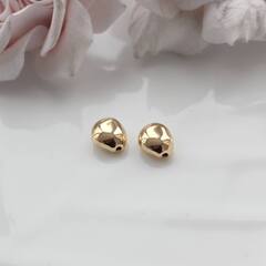 Бусина спейсер, 10*9 мм, позолота, П619