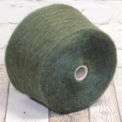 Кидмохер на полиамиде PURA LANA ITALIA / MARZIA 900 зеленый меланж