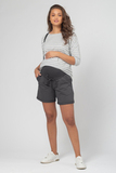 Шорты для беременных 15805 серый