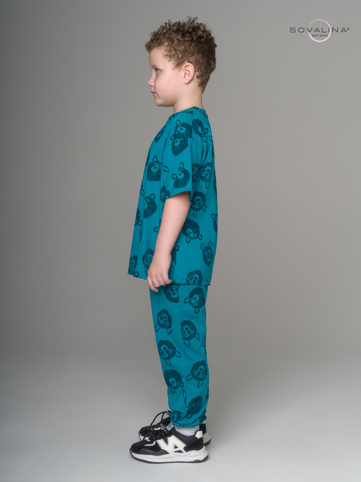 Костюм Daily men волки зеленый